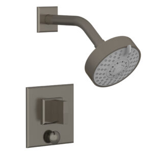 Phylrich DIAMA Pressure Balance Shower and Diverter Set (Less Spout), Blade Handle 4-565 – Pewter
