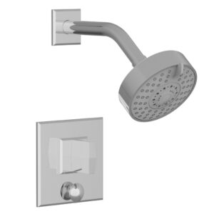 Phylrich DIAMA Pressure Balance Shower and Diverter Set (Less Spout), Blade Handle 4-565 – Polished Chrome