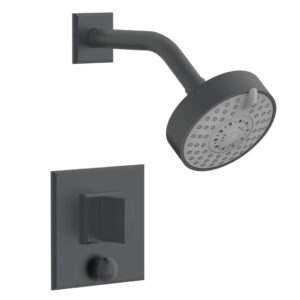 Phylrich DIAMA Pressure Balance Shower and Diverter Set (Less Spout), Blade Handle 4-565 – Gun Metal