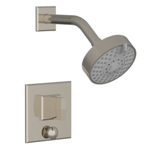 Phylrich DIAMA Pressure Balance Shower and Diverter Set (Less Spout), Blade Handle 4-565 – Polished Nickel