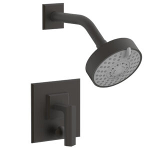 Phylrich DIAMA Pressure Balance Shower and Diverter Set (Less Spout), Lever Handle 4-566 – Oil Rubbed Bronze