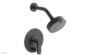 Phylrich ROND Pressure Balance Shower and Diverter Set (Less Spout), Lever Handle 4-573 - Oil Rubbed Bronze