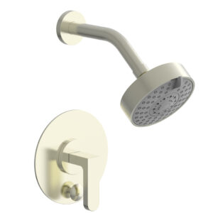 Phylrich ROND Pressure Balance Shower and Diverter Set (Less Spout), Lever Handle 4-573 – Satin Nickel