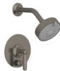 Phylrich WORKS Pressure Balance Shower and Diverter Set (Less Spout), Lever Handle 4-615 – Pewter