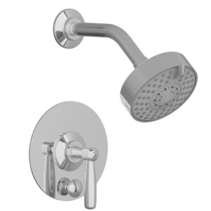 Phylrich WORKS Pressure Balance Shower and Diverter Set (Less Spout), Lever Handle 4-615 – Polished Chrome