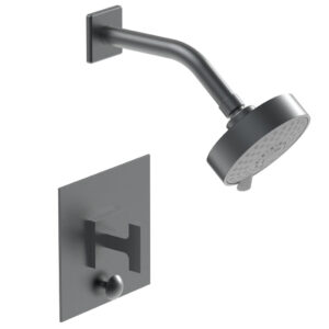 Phylrich CROI – Pressure Balance Shower and Diverter Set (Less Spout), Lever Handle 4-730 – Gun Metal