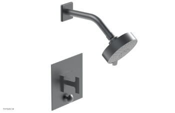 Phylrich CROI - Pressure Balance Shower and Diverter Set (Less Spout), Lever Handle 4-730 - Gun Metal