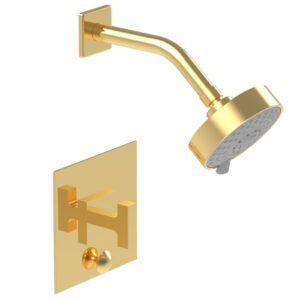 Phylrich CROI – Pressure Balance Shower and Diverter Set (Less Spout), Lever Handle 4-730 – Polished Gold