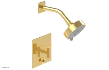 Phylrich CROI - Pressure Balance Shower and Diverter Set (Less Spout), Lever Handle 4-730 - Polished Gold