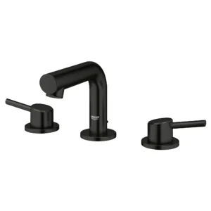 Grohe 8-Inch Widespread 2-Handle S-Size Bathroom Faucet 1.2 Gpm in Matte Black