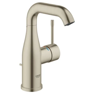 Grohe Single Hole Single-Handle M-Size Bathroom Faucet 1.2 Gpm in Brushed Nickel