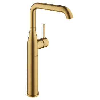Grohe Single Hole Single-Handle Deck Mount Vessel Sink Faucet 1.2 Gpm in Brushed Cool Sunrise