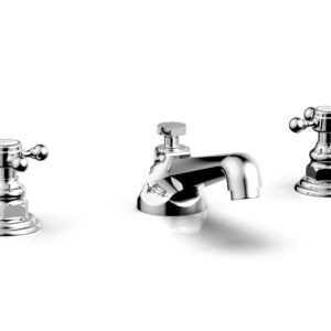 Phylrich HEX TRADITIONAL Widespread Faucet 500-01 – Polished Chrome