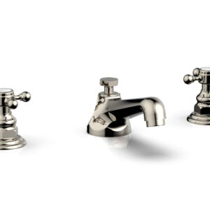 Phylrich HEX TRADITIONAL Widespread Faucet 500-01 – Polished Nickel