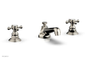 Phylrich HEX TRADITIONAL Widespread Faucet 500-01 - Polished Nickel