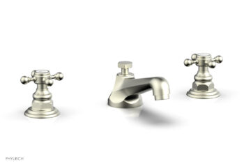 Phylrich HEX TRADITIONAL Widespread Faucet 500-01 - Satin Nickel