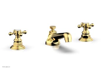 Phylrich HEX TRADITIONAL Widespread Faucet 500-01 - Polished Gold
