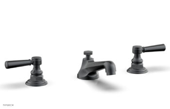 Phylrich HEX TRADITIONAL Widespread Faucet Lever Handles 500-02 - Gun Metal