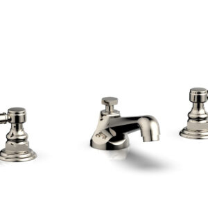 Phylrich HEX TRADITIONAL Widespread Faucet Lever Handles 500-02 – Polished Nickel