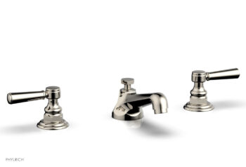 Phylrich HEX TRADITIONAL Widespread Faucet Lever Handles 500-02 - Polished Nickel