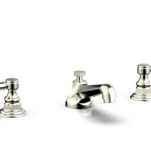 Phylrich HEX TRADITIONAL Widespread Faucet Lever Handles 500-02 – Satin Nickel