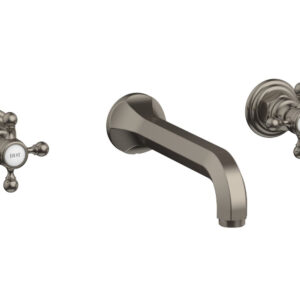 Phylrich HEX TRADITIONAL Wall Lavatory Set 500-11 – Pewter