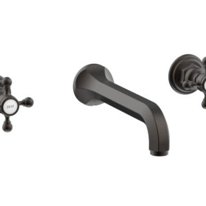Phylrich HEX TRADITIONAL Wall Lavatory Set 500-11 – Oil Rubbed Bronze