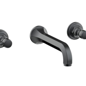 Phylrich HEX TRADITIONAL Wall Lavatory Set 500-12 – Gun Metal