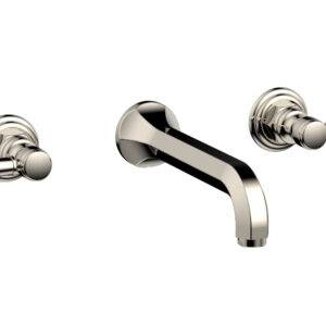 Phylrich HEX TRADITIONAL Wall Lavatory Set 500-12 – Polished Nickel