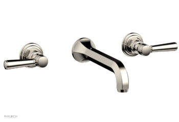 Phylrich HEX TRADITIONAL Wall Lavatory Set 500-12 - Polished Nickel