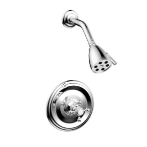 Phylrich HEX TRADITIONAL Pressure Balance Shower Set 500-21 – Polished Chrome