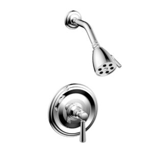 Phylrich HEX TRADITIONAL Pressure Balance Shower Set 500-22 – Polished Chrome