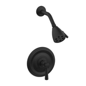 Phylrich HEX TRADITIONAL Pressure Balance Shower Set 500-22 – Matte Black