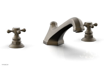 Phylrich HEX TRADITIONAL Deck Tub Set 500-40 - Architectural Bronze