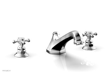 Phylrich HEX TRADITIONAL Deck Tub Set 500-40 - Polished Chrome