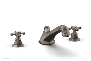 Phylrich HEX TRADITIONAL Deck Tub Set 500-40 - Pewter