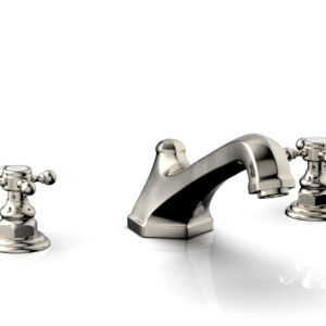 Phylrich HEX TRADITIONAL Deck Tub Set 500-40 – Polished Nickel