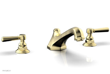 Phylrich HEX TRADITIONAL Deck Tub Set 500-41 - Polished Brass Uncoated