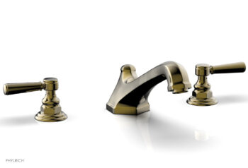 Phylrich HEX TRADITIONAL Deck Tub Set 500-41 - Antique Brass
