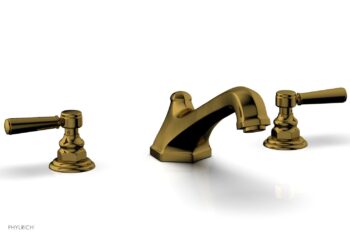 Phylrich HEX TRADITIONAL Deck Tub Set 500-41 - French Brass