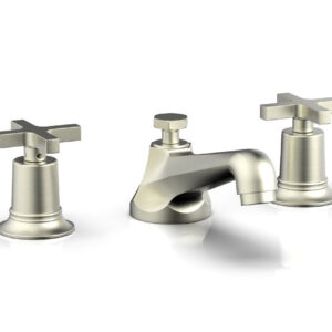 Phylrich HEX MODERN Widespread Faucet Low Cross Handles 501-01 – Satin Nickel