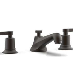 Phylrich HEX MODERN Widespread Faucet Low Lever Handles 501-02 – Oil Rubbed Bronze