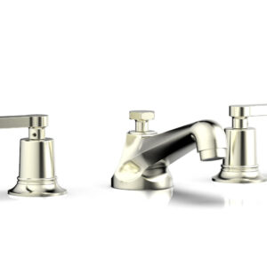 Phylrich HEX MODERN Widespread Faucet Low Lever Handles 501-02 – Satin Nickel