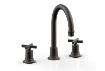 Phylrich HEX MODERN Widespread Faucet with Cross Handles 501-03 - Oil Rubbed Bronze