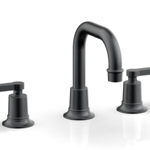 Phylrich HEX MODERN Widespread Faucet with Lever Handles 501-06 – Gun Metal