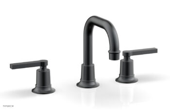 Phylrich HEX MODERN Widespread Faucet with Lever Handles 501-06 - Gun Metal