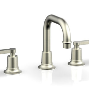 Phylrich HEX MODERN Widespread Faucet with Lever Handles 501-06 – Satin Nickel