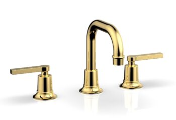 Phylrich HEX MODERN Widespread Faucet with Lever Handles 501-06 - Polished Gold