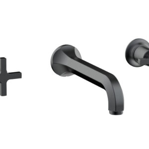 Phylrich HEX MODERN Wall Lavatory Set – Cross Handles 501-11 – Gun Metal