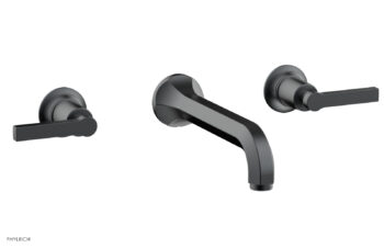 Phylrich HEX MODERN Wall Lavatory Set - Lever Handles 501-12 - Gun Metal